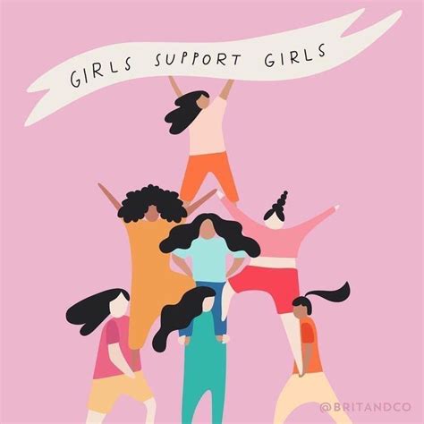 Girls Support Girls Girls Support Girls Feminist Art Girl Power