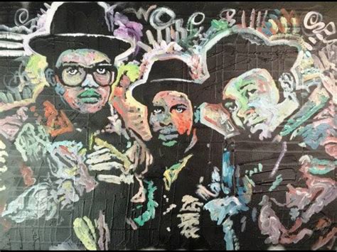 👊🏿 Graffiti I Paint Run Music Canvas Hip Hop Art Large Canvas Wall