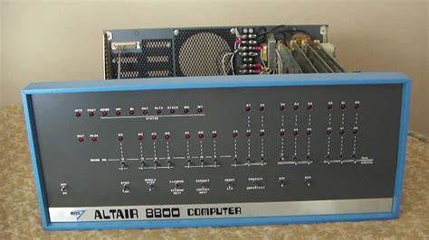 The 5th Altair 8800 Computer Built Vintage Computer Collection Youtube