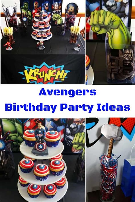 Avengers Birthday Party Teachable Mommy
