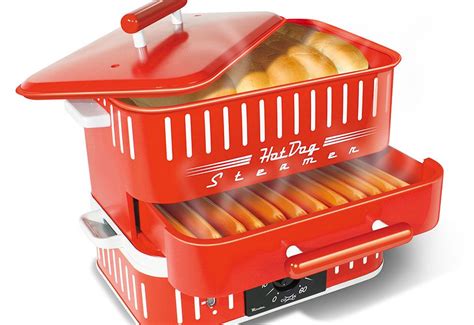Retro Hot Dog Steamer Sharper Image Aparatos De Cocina Accesorios