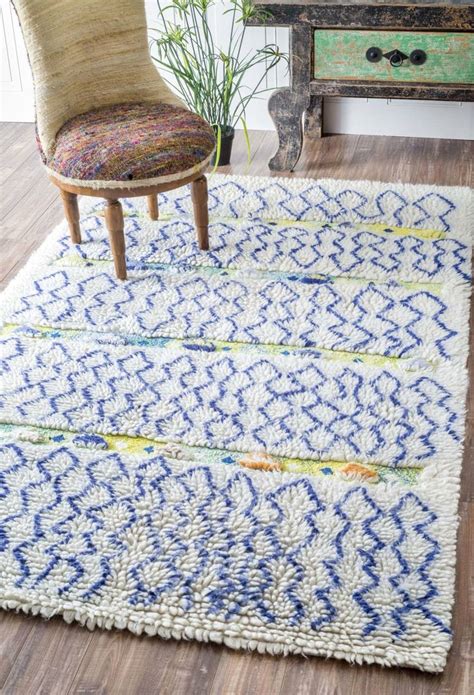 13 Beautiful Beni Ourain Style Rugs Under 300 Blue Area Rugs Rug