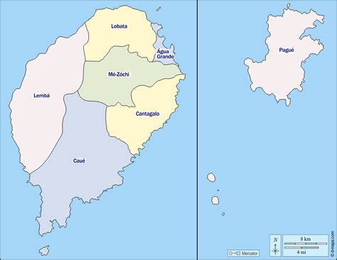 Sao Tomé et Principe carte géographique gratuite carte géographique muette gratuite carte