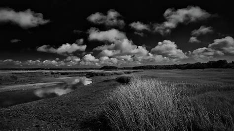 Cape Cod Cloudscapes Black And White Landscape Print For Sale