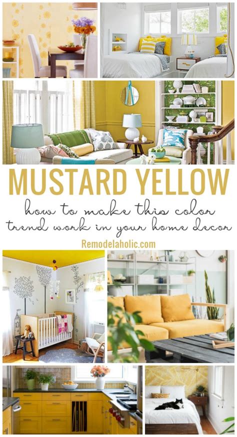 Remodelaholic How To Make Mustard Yellow Work In Your Home Decor