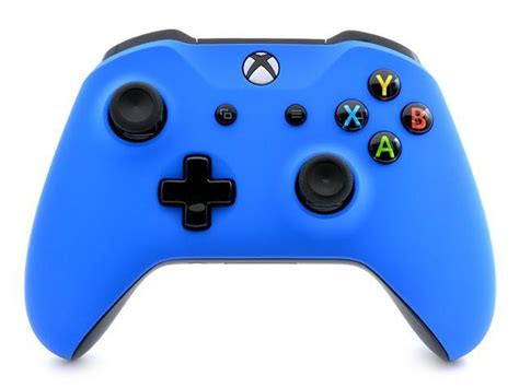 Soft Touch Blue Xbox One S Un Modded Custom Controller Unique Design