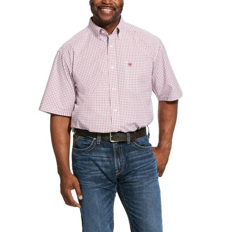 ariat mens pro series norland classic fit short sleeve shirt