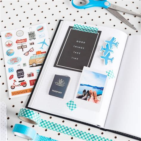 How To Create An Instax DIY Scrapbook Travel Journal Instax Diy Diy