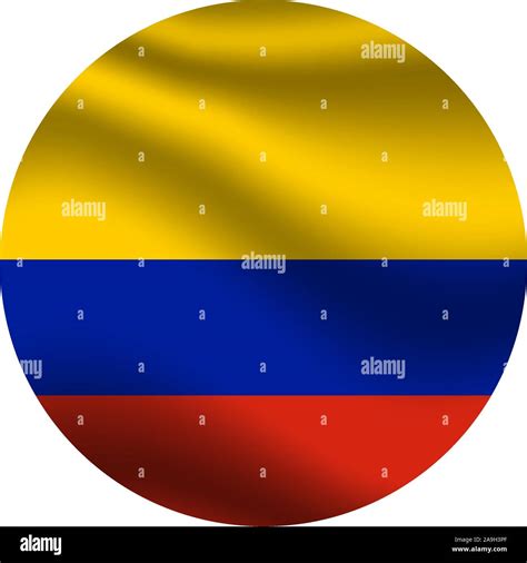 National Flag Of Republic Of Colombia Original Colors And Proportion