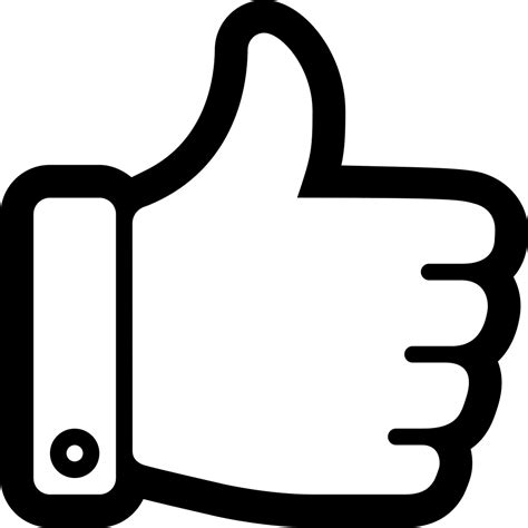 Like Thumbs Up Approve Svg Png Icon Free Download 430