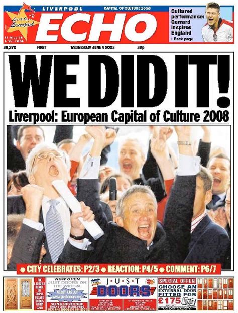 liverpool echo updated archive liverpool echo front pages chart tom