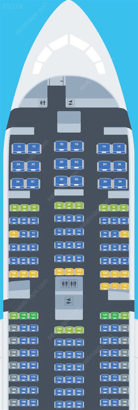 Ana All Nippon Airways Boeing 787 Seat Map Updated 2023 Find The