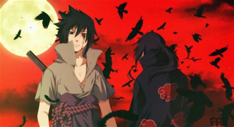 Itachi Sasuke Itachi Naruto Wallpaper 4k Uchiha Sasuke Naruto