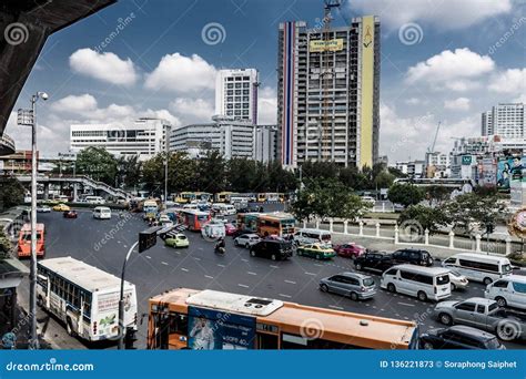 Bangkok On Traffic Editorial Stock Photo Image Of Traffic 136221873