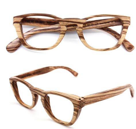 Handmade Zebra Wood Eyeglasses By Takemoto Heart Glasses Cool Glasses