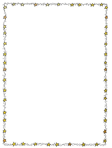 A Square Frame With Stars On It