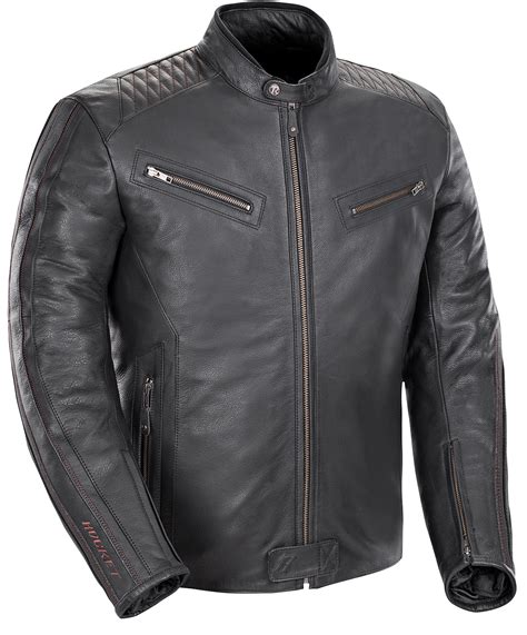 Joe Rocket Mens Blackblack Vintage Rocket Leather Motorcycle Jacket Ebay