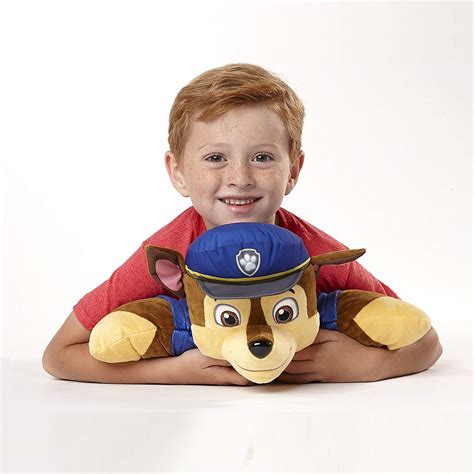 Pillow Pets Nickelodeon Paw Patrol, Chase Police Dog, 16" Stuffed