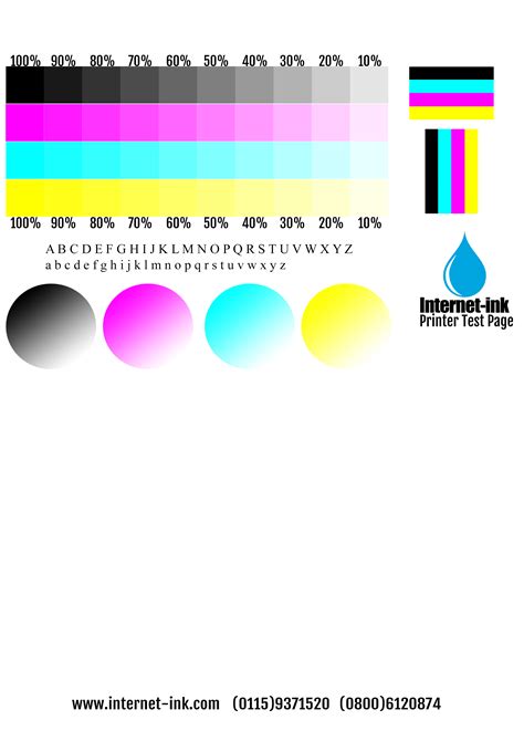 Color Test Chart For Printer Home Interior Design