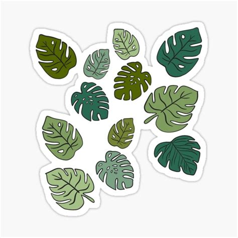 Leaf Sticker Pack Sticker For Sale By Cemmirane Redbubble