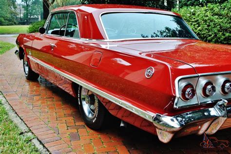 Real Deal Frame 63 Impala Ss Matching Numbers 409 Automatic Vintage A