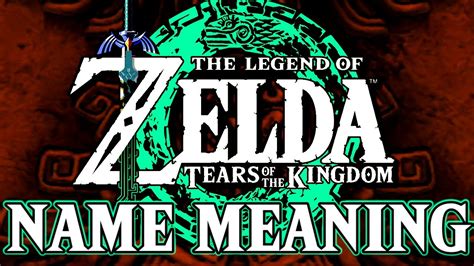 Zelda Theory What Does Tears Of The Kingdom Mean Youtube