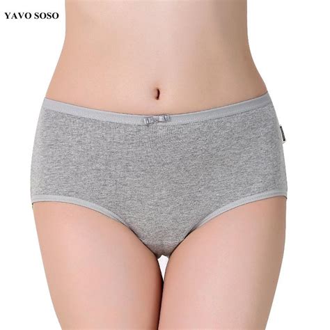 2020 yavo soso new arrival cotton underwears women panties plus size 5xl candy colors lingeries