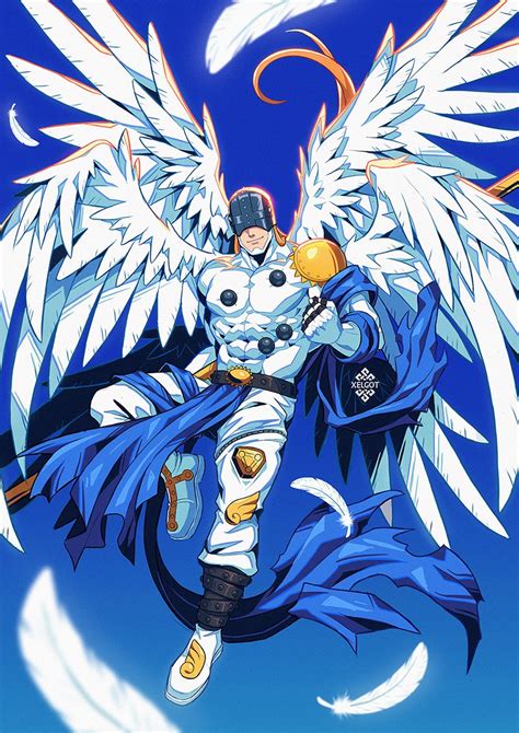 Xelgot Angemon Digimon Commentary English Commentary Highres
