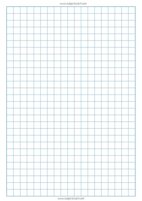 Free Printable Graph Paper 1cm For A4 Paper Subjectcoach Blog
