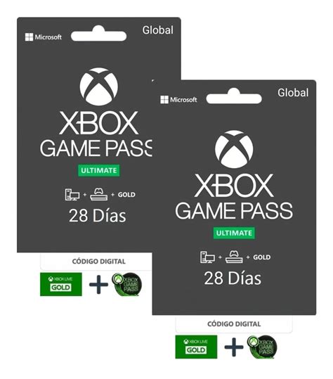 Xbox Game Pass Ultimate 56 Días De Gold Y Pass Juntos Mercado Libre