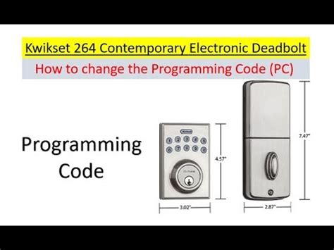 How to change the programming code on the kwikset 264. How To Change The Code On A Kwikset Door Lock - The Door