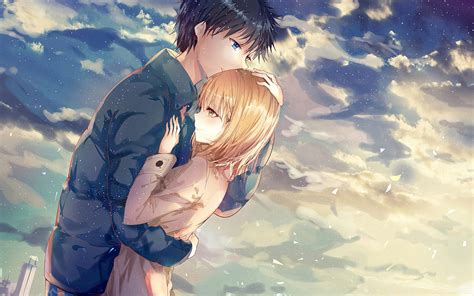 Anime Couple Kissing Wallpaper Anime 011