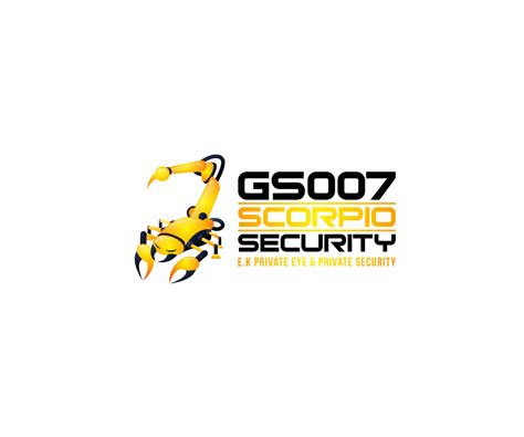 Elegant Playful Security Guard Logo Design For Vip007 Scorpio