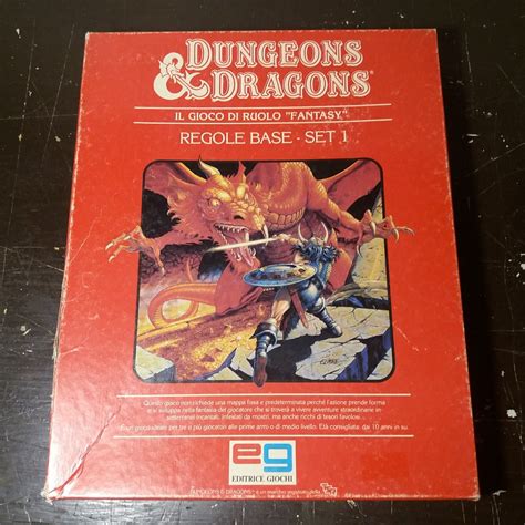 Dungeons And Dragons Set Base Editrice Giochi 1985 Edizione Italiana