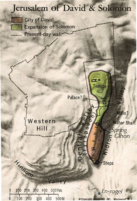 Map Of Jerusalem In Old Testament Times Artofit