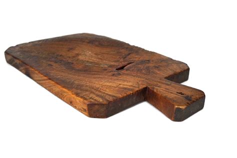 Large Antique Olive Wood Cutting Board Rustic French Chopping Board