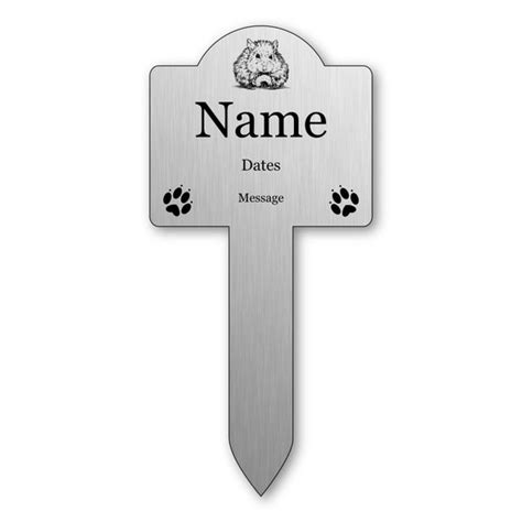 Grave Marker Slate Effect Origindesigned New Personalised Pet Memorial