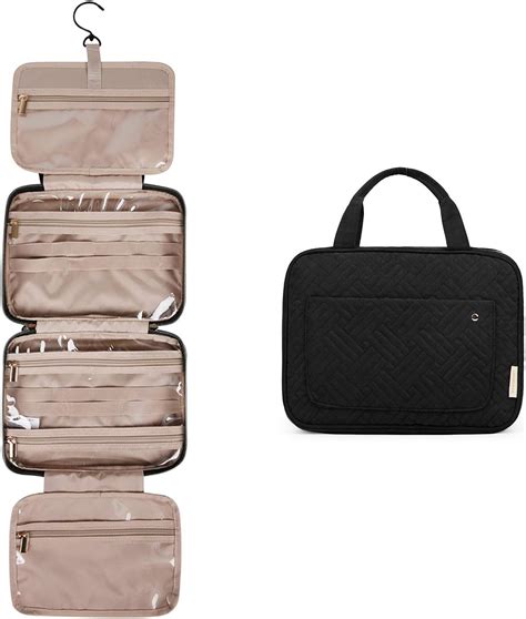 Bagsmart Toiletry Bag Travel Bag With Large Capacityhanging Hook Water Resistant Makeup