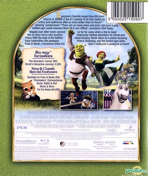 Yesasia Shrek 2 2004 Blu Ray Remastered Hong Kong Version Blu