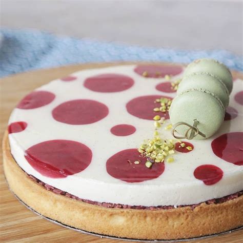 recette de tarte framboise pistache trésors de chefs