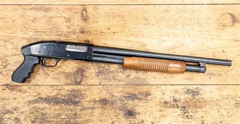 Mossberg 500a 12 Gauge Police Trade In Shotgun With Pistol Grip