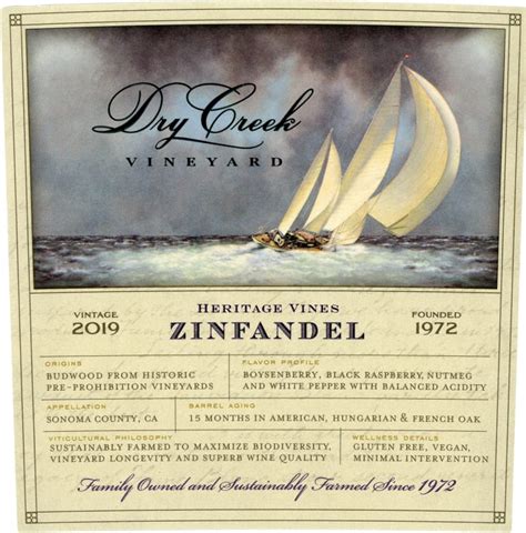 Dry Creek Vineyard Heritage Vines Zinfandel 2019
