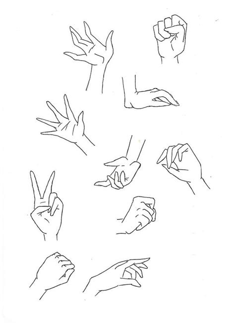 Drawing anime hands can be a little easier then drawing realistic hands as a lot of the details are left out. 漫画 Hands - Arts & Crafts