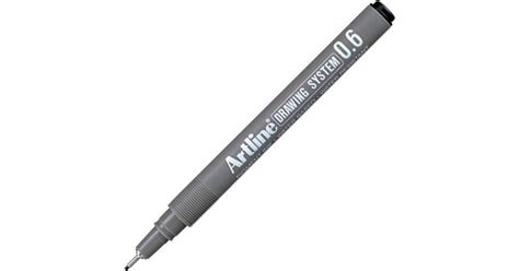 Artline Drawing System Pen Black 06mm • Se Priser
