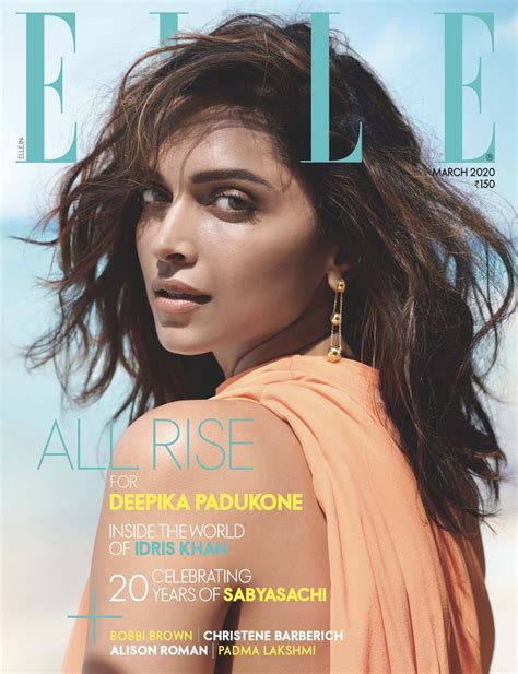 Deepika Padukone In Elle Magazine India March 2020 Hawtcelebs