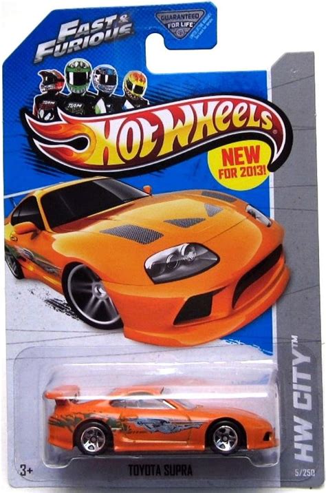 2013 Hot Wheels Hw City Toyota Supra Fast And Furious By Mattel
