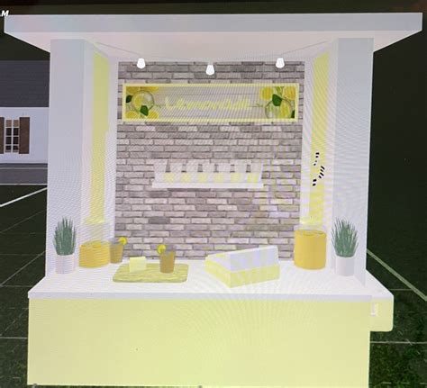 This Is A Lemonade Stand In 2022 Bloxburg Decal Codes Lemonade