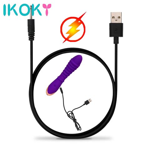 Ikoky Sex Products Dc Vibrator Cable Cord Usb Charging Cable For
