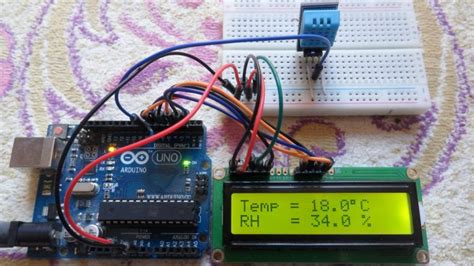 Arduino Interfacing With Dht11 Sensor And Lcd Simple Projects