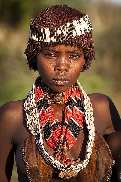 Hamar Girl Ethiopia African Tribal Girls Tribal Women Cultures Du